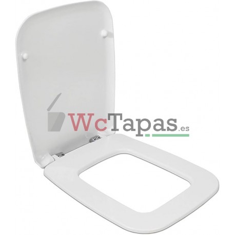 Asiento y tapa caída amortiguada Ventuno (para inodoro suspendido y tanque alto) Ideal Standard.