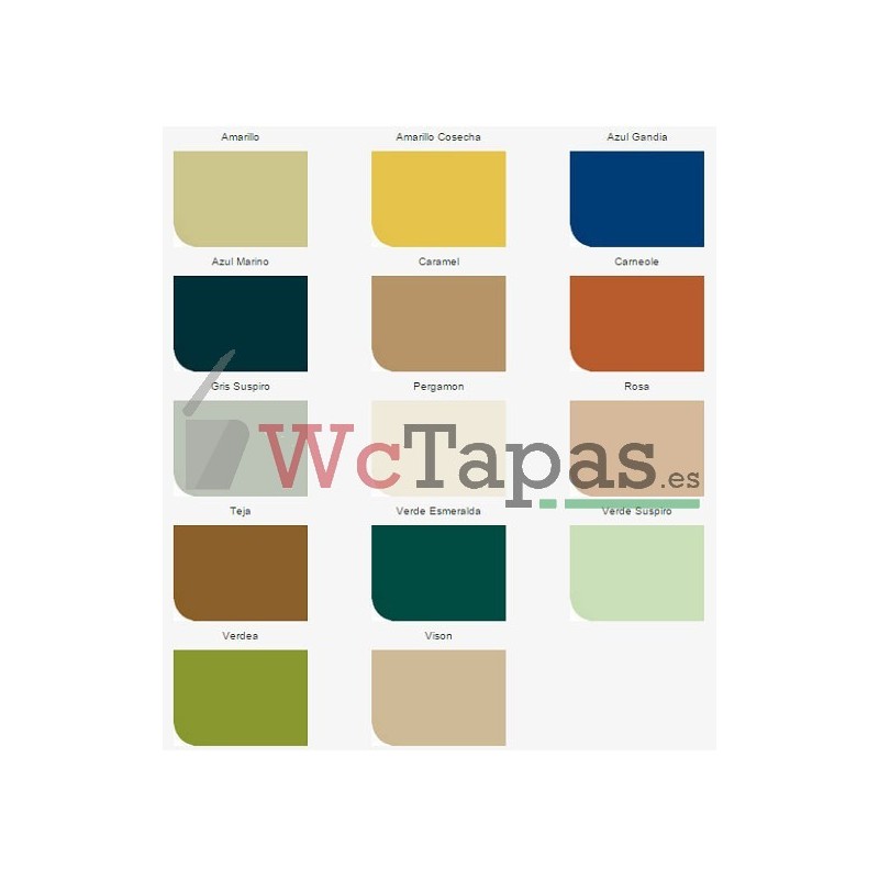 ETOOS 02078059 DIANA Tapa WC Gala Color Amarillo — Bañoidea